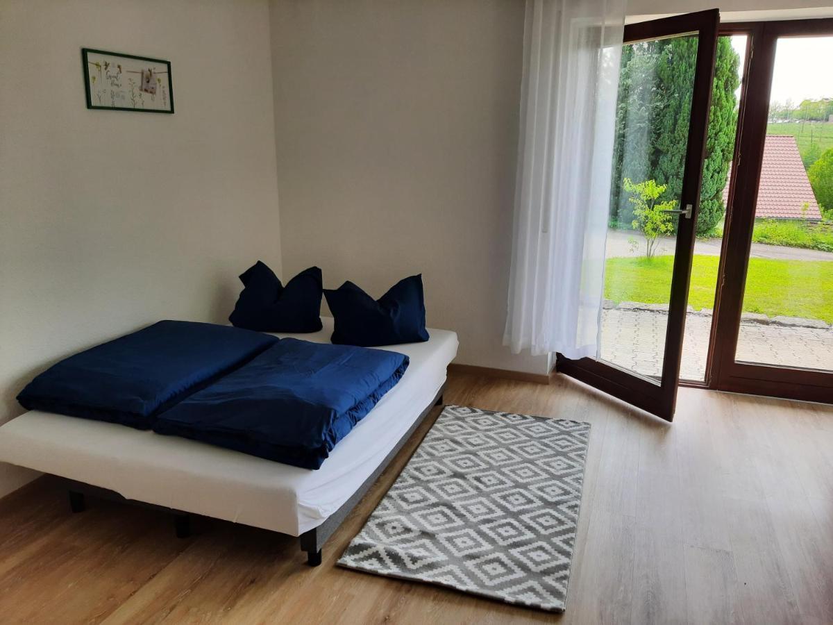 Moderne Wohnung Im Grunen Mit Schoner Terasse Tettnang Extérieur photo